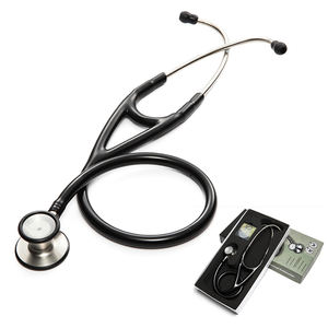 Stéthoscope de diagnostic et d'enseignement à double tête et sorties multiples, en alliage de zinc chromé, kit de stéthoscope - Product Image 4