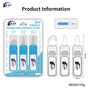 Kit <span class=keywords><strong>de</strong></span> Herramientas <span class=keywords><strong>de</strong></span> Separación 3 en 1 para Desmontar Pantallas LCD, Placas Base y CPU <span class=keywords><strong>de</strong></span> <span class=keywords><strong>Teléfonos</strong></span> Móviles - Product Image 5