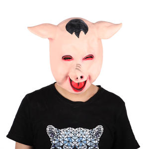 Máscara de látex de <span class=keywords><strong>ardilla</strong></span> para Halloween, mascarilla de cabeza de Animal encantador, Cosplay, accesorios para fiesta, tocado - Product Image 1