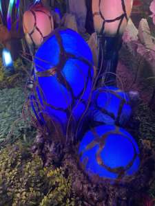 Éclairage LED à motif de fruits sacrés pour aménagement paysager de jardin, complexe hôtelier tropical, événements nocturnes et scènes décoratives de fêtes - Product Image 1