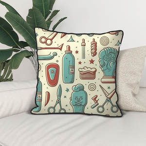 Custom image Double-Sided <b>Velvet</b> Bordered Decorative <b>Throw</b> Pillow Covers - Product Image 2