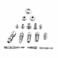 Pièces de précision en acier inoxydable usinées CNC suisses sur mesure, embout sphérique, axe fileté, bague, écrou, raccord, contrat OEM