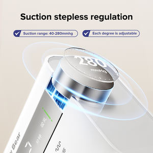 Extractor de leche recién llegado más vendido con gran capacidad, la <span class=keywords><strong>mejor</strong></span> bomba eléctrica accionada en blanco, hecha de material de silicona PPSU y PP - Product Image 5