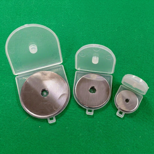 DK-381 Straight Blade for Rotary Cutter | Stainless Steel Rotary Cutter Blades Set 3 Sizes for <b>Sewing</b> Craft Cutting - Product Image 1