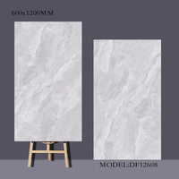 Carreaux de céramique en porcelaine, grand format 60x120, aspect marbre, mat, antidérapant, gris ciment, antique, porcelanato