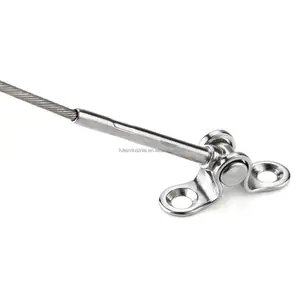 Stainless Steel Lag Screw 1/8 3/16 Marine Heavy Duty Body Hooks Din1480 Closed Jaw & 16Mm Turnbuckle With Swage & Deck Toggle