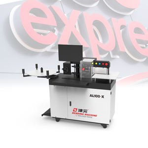 JINYUAN AL100 <span class=keywords><strong>pas</strong></span> <span class=keywords><strong>cher</strong></span> mini taille maquina para elaborar signes cnc led aluminium bande signe machine canal lettre machine à cintrer - Product Image 2