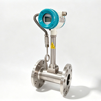 Débitmètre à vortex intelligent en acier inoxydable pour vapeur, air, gaz naturel