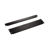 Panneau vierge solide personnalisé en gros 1U 2U 3U 4U pour rack de serveur 19 pouces en acier laminé à froid thermolaqué