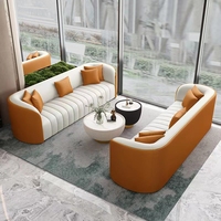 Canapés en cuir de luxe de qualité supérieure meubles modernes de salon canapé en velours en tissu ensemble pour bureau hôtel maison