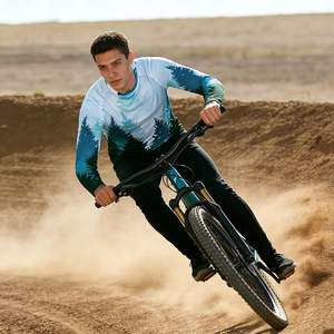 Camisetas de Secado Rápido Resistentes al Desgaste con Logotipo Personalizado, Jersey de Ciclismo MTB para Ciclismo de Montaña, Hombres, Trail, Downhill, Eventos - Product Image 4