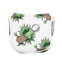 Hot Broderie Golf Headcover Assurance Qualité Couverture De Golf En Cuir PU Accessoire Le Plus Populaire dans Les Ensembles De Golf