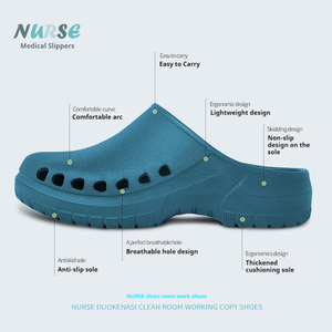 Scarpe Ospedaliere Impermeabili H&U in EVA per Medici, Dentisti, Infermieri, Personalizzazione Logo Accettata - Product Image 5