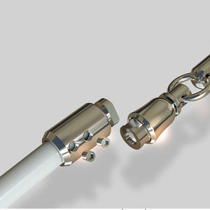 Corde à sauter rapide Mogold <span class=keywords><strong>Crossrope</strong></span>, fil d'acier, matériaux PVC PU+aluminium, poignée en cuir antidérapante faite à la main, réglable 3M - Product Image 4