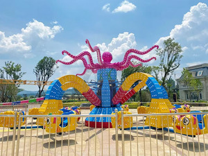 Venta de fábrica LINO Extreme Ride 30 asientos Crazy Rotary Big Octopus Attraction para parque de atracciones al aire libre directo de fábrica - Product Image 5