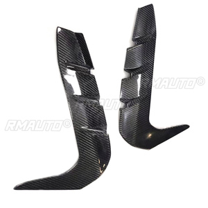 2PCS Carbon Fiber Rear Bumper Side Skirts <b>Splitter</b> Decoration Cover Trim Panel Fit for Toyota GT86 Subaru BRZ 2022-2023 - Product Image 4