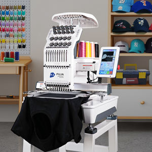 Machine à broder tête unique 12 aiguilles petit chapeau plat casquettes vêtements domestique 1 tête Machine à broder - Product Image 6
