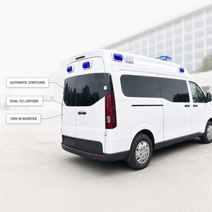 Nouvelle ambulance électrique (EV) 8 <span class=keywords><strong>places</strong></span> avec climatisation, onduleur 1000W, armoire médicale personnalisable, CKD, véhicule pour flotte hospitalière - Product Image 4