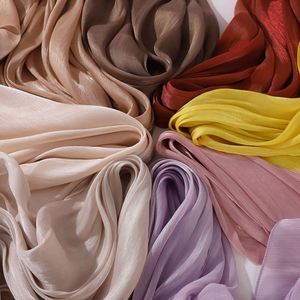 Novedades, Pañuelo de Chifón con Logotipo Personalizado, Suave, de Seda, Largo, Árabe, Elástico, Transpirable, Estilo Retro, para Mujeres Musulmanas, Hijab YHK0079 - Product Image 3