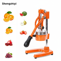 Presse-agrumes manuel en acier inoxydable, vente chaude, pour voiture et hôtel, qualité commerciale, capacité de 1,5 L, pour presser les fruits et les grenades