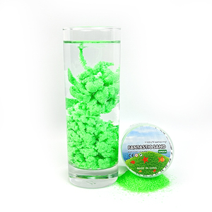 Giocattoli educativi colorati che non si bagnano mai 12 vasetti di idrofobici colorati per la sabbia - Product Image 4