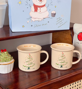 Mug en céramique de grès à motifs de dessins animés, vente en gros Chine - Réutilisable, compatible lave-vaisselle et micro-ondes, idéal comme cadeau - Product Image 4