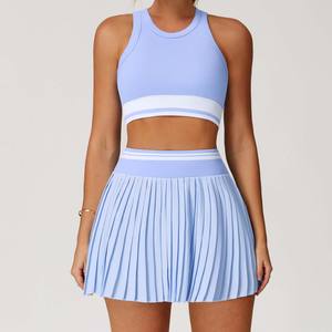 FS17297D Conjunto de 2 piezas de <span class=keywords><strong>Yoga</strong></span> de verano para mujer Trajes de entrenamiento deportivo para fitness - Product Image 1