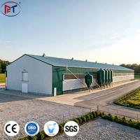 Grande ferme avicole, poulailler spécial, toutes sortes de poulaillers préfabriqués en structure métallique, ferme avicole