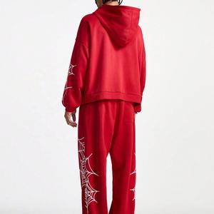 Conjunto de Sudadera y Pantalones Deportivos de Alta Calidad 2025, Estampado Gráfico Serigrafiado, Logotipo Personalizado, Pantalones Deportivos y Sudadera con Capucha - Product Image 3