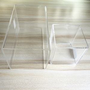 Tubo/pipe Cuadrado de Acrílico PMMA Transparente Personalizado - Product Image 5