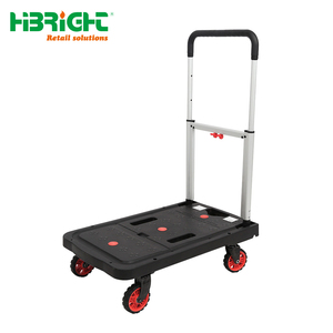 Chariot de courses pliable à deux niveaux, chariot intelligent multifonctionnel avec panier amovible et roues pivotantes silencieuses - Product Image 1