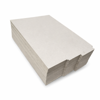 Dossier en carton gris recyclable A4 de 2 mm, personnalisé en gros, avec clip rapide et surface ultra-lisse, modèle KM-03