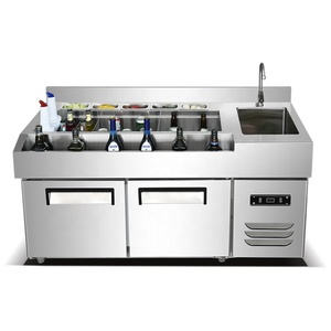 Stazione Cocktail Professionale per Baristi, <span class=keywords><strong>Bar</strong></span>, Hotel, Ristoranti, Pub, Attrezzatura da <span class=keywords><strong>Bar</strong></span> in Acciaio Inox di Alta Qualità, 2 Anni di Garanzia - Product Image 3