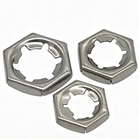 Écrou de contre-prise hexagonal en acier inoxydable résistant à la corrosion, anti-déchirure, autobloquant