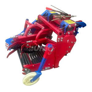 Récolteuse d'arachides tractée par motoculteur à transmission par engrenages, pour mini-terres agricoles, à faible taux de bris, compatible sol sec et humide - Product Image 2