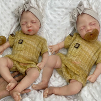 Poupées Bébé Reborn en Silicone Souple Réalistes, Peau Peinte en 3D, 18 Pouces, Poupées Fille, Sensation de Bébé Véritable, Cadeau pour Enfants