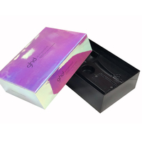 Boîte cadeau rigide en carton grand format, luxe, vide, avec impression de logo personnalisée, pelliculage mat, papier d'art, carton gris, pour appareil photo