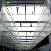 GT Aquaponics Growing Systems Panneaux solaires Serre commerciale Aquaculture Serre pour poissons