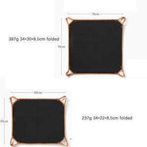 Tapis de <span class=keywords><strong>protection</strong></span> en silicone et fibre de verre résistant à la chaleur pour foyer de camping et barbecue - Product Image 5