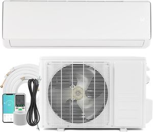 Wifi Enabled <b>Mini</b> Split <b>Air</b> <b>Conditioner</b> Wall AC Unit R32 15001-18000 BTU Energy Class A+++ Installation 12000 BT - Product Image 1