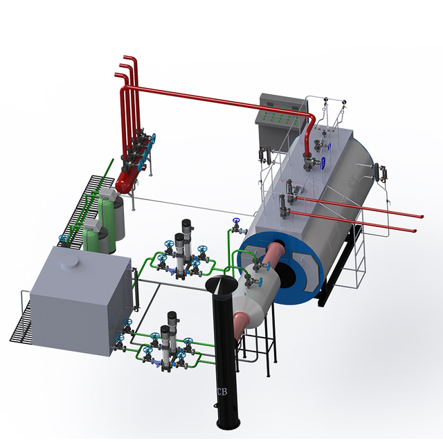 10 Ton Gas & Diesel Heavy Fuel Steam Boiler for Efficient Soap Production Automatic Fire Tube Horizontal