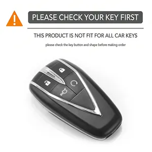 Funda de Cuero y Aleación de Zinc para Llave de Coche con Control Remoto para Changan CS35 Plus, CS55 PLUS, CS75 PLUS, Eado, <span class=keywords><strong>UNI</strong></span>-T, <span class=keywords><strong>UNI</strong></span>-K, Oushang X5, X7 EV - Product Image 5