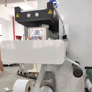 Narrow <strong>Web</strong> Single Color Flexo <strong>Printing</strong> and Semi Rotary Automatic Die Cutting Machine - Product Image 2