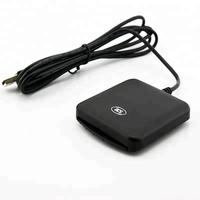 Syntek ACR39U 13.56MHz Pembaca Kartu Pintar NFC EMV 2000 Antarmuka USB ABS Sesuai CCID/PC/SC Protokol ISO 14443A Pembacaan 3-5cm