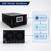 Plateforme de test CDU en ligne 6U 12KW pour la simulation de charge thermique GPU haute densité et la validation de la refroidissement liquide en laboratoire