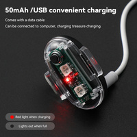 Mini USB Wiederaufladbare LED-Fahrrad-Rückleuchte, Wasserdicht, 30 Modi, Sicherheitswarnung, Fahrradzubehör für MTB und Rennräder, Outdoor-Nutzung