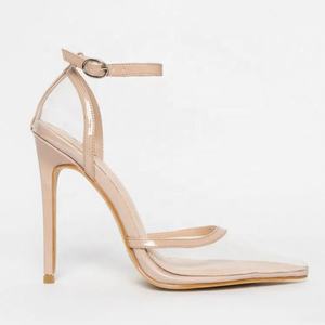 Sandali da Donna <span class=keywords><strong>con</strong></span> Tacco a Spillo in Vernice Rossa, Punta Affusolata e <span class=keywords><strong>Cinturino</strong></span> alla Caviglia, Scarpe Eleganti da Festa - Product Image 4