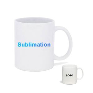 XDH759 Promotion Activité d'entreprise Cadeau d'affaires Tasse en céramique blanche de 11 oz avec logo personnalisé imprimé par sublimation pour Noël - Product Image 1