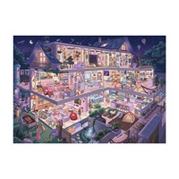 Autocollants Paysages Yilan 1910 Villa Miniature Scène 3D DIY pour Journalisation, Décalcomanies Anti-Stress en PET, Style Créatif