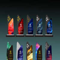 Trophée de récompense en cristal personnalisé avec impression UV